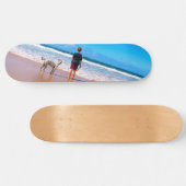 Skateboard Aangepast Foto van jouw design I Love M (Horizontaal)