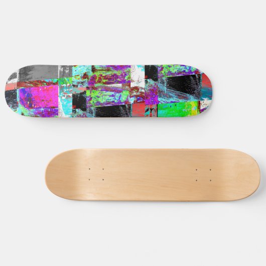 Skateboard – Abstract Grid (Horizontaal)