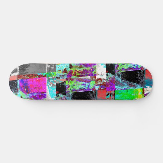 Skateboard – Abstract Grid (Horizontaal)