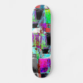 Skateboard – Abstract raster (Voorkant)