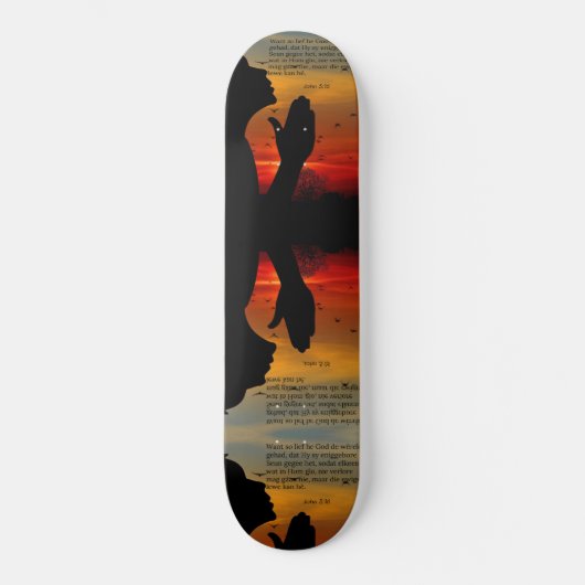 Skateboard - Afrikaan John 3:16 (Voorkant)