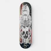 skateboard American Nautical GIRLY Skull (Voorkant)