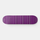 Skateboard Amethyst met lijnen HAMbWG (Horizontaal)