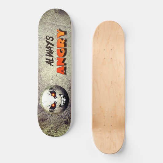 Skateboard Angermoji Vintage (Voorkant)
