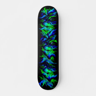 Skateboard Artdeco in Regenbogen Style