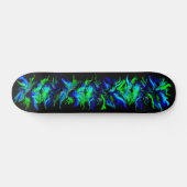 Skateboard Artdeco in Regenbogen Style (Horizontaal)