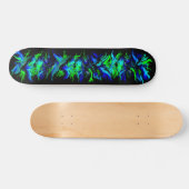 Skateboard Artdeco in Regenbogen Style (Horizontaal)