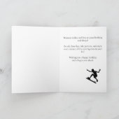 SKATEBOARD Axle Stall HAPPY BIRTHDAY Boy Kaart (Binnen)