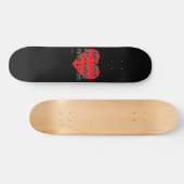 skateboard "BE SOORT,..." (Horizontaal)