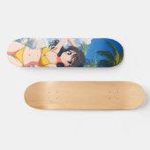 Skateboard Beach Animé Japonais (Horizontaal)