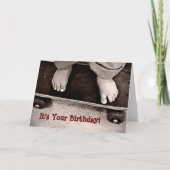 Skateboard Birthday Card Kaart (Voorkant)