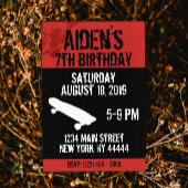 Skateboard Birthday Invitation, Schaats board, tee Kaart