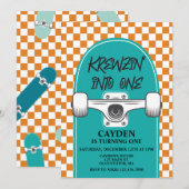 Skateboard Birthday Kaart (Voorkant / Achterkant)