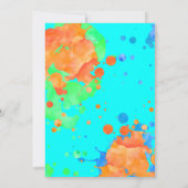 Skateboard Birthday Kaart (Achterkant)