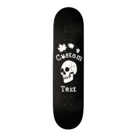 Skateboard Black Background