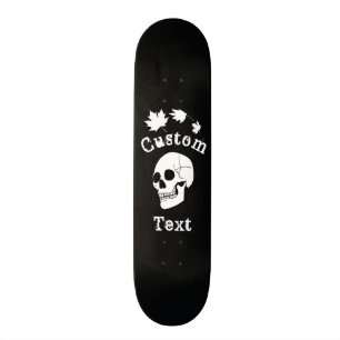 Skateboard Black Background