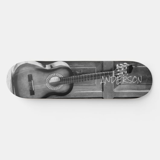 Skateboard Black Country Guitar (Horizontaal)