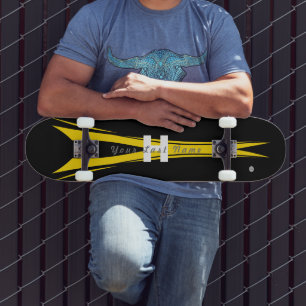 Skateboard Black en Yellow HAMbyWG