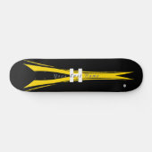 Skateboard Black en Yellow HAMbyWG (Horizontaal)