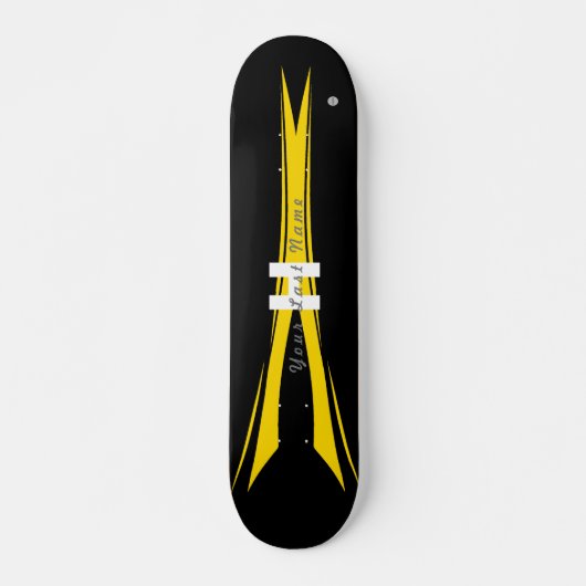 Skateboard Black en Yellow HAMbyWG (Voorkant)