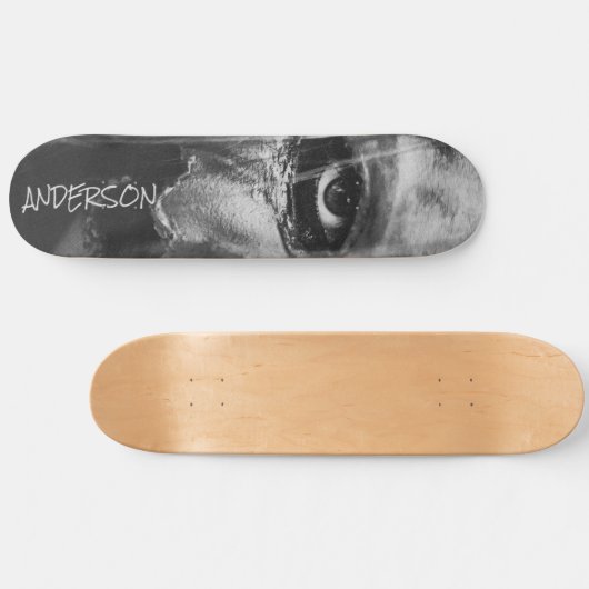 Skateboard Black Eye Skull (Horizontaal)