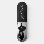 Skateboard Black Lady op strand (Voorkant)