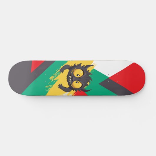 Skateboard black monster (Horizontaal)