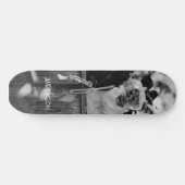 Skateboard Black Skeleton Halloween (Horizontaal)