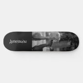 Skateboard Black White Deer Lovers (Horizontaal)