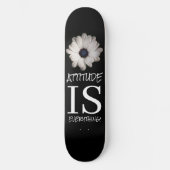 Skateboard Black White FLOWER POSTERS (Voorkant)