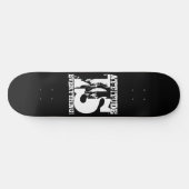 Skateboard Black White POSTIVE WORDS (Horizontaal)