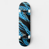 Skateboard-Blauwe Golven Skateboard (Voorkant)