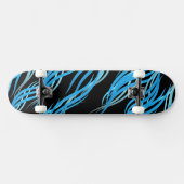 Skateboard-Blauwe Golven Skateboard (Horizontaal)