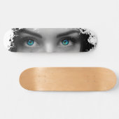 Skateboard Blue eyes (Horizontaal)