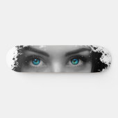Skateboard Blue eyes (Horizontaal)