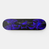 Skateboard Blue Glow (Horizontaal)
