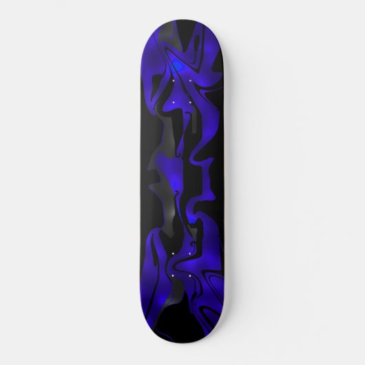 Skateboard Blue Glow (Voorkant)