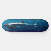 Skateboard Blue Shark Predator. (Horizontaal)