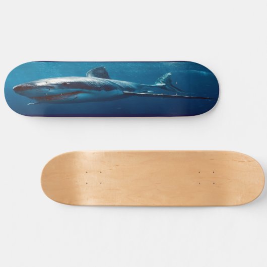Skateboard Blue Shark Predator. (Horizontaal)