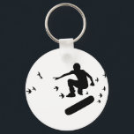 skateboard. boord met vogels. sleutelhanger<br><div class="desc"></div>