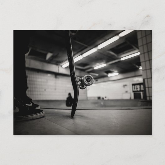 Skateboard Briefkaart (Voorkant)