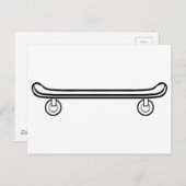 Skateboard Briefkaart (Voorkant / Achterkant)