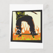 Skateboard Briefkaart (Voorkant)