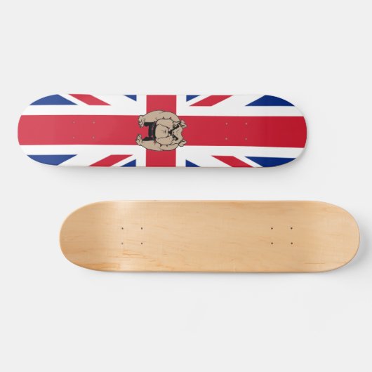 skateboard british bulldog (Horizontaal)