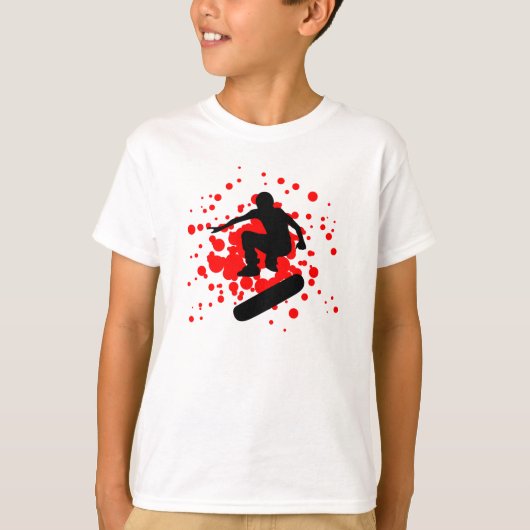 skateboard. bubbels. t-shirt (Voorkant)