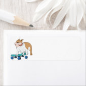 skateboard bulldog etiket (Insitu)