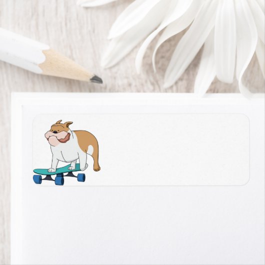 skateboard bulldog etiket (Insitu)