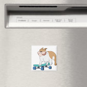 skateboard bulldog magneet (Insitu (Vaatwasser))