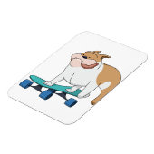 skateboard bulldog magneet (Linkerzijde)