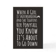 Skateboard Cards For Women Skateboarder Skater